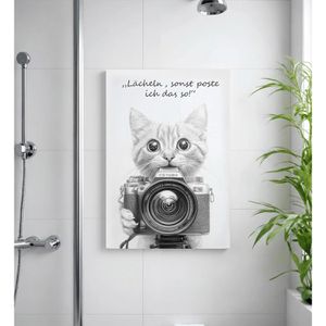 Produktbild für Wandbild Sinus-Art Lustiges Katzenbild