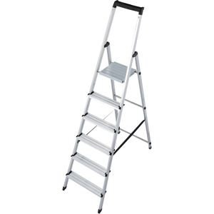 Produktbild für Stehleiter Euroline Nr. 618, 6180006, mit Plattform