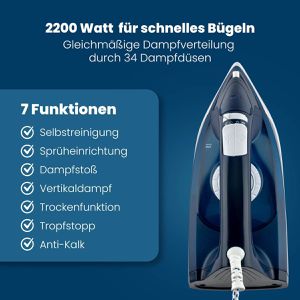 Produktbild für Bügeleisen Clatronic DB 3704, 2200 Watt