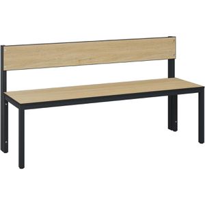 Umkleidebank CP-Möbel 8060-300, Sitzfläche Holz, 150 cm