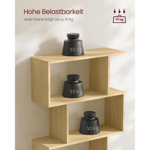 Produktbild für Bücherregal Vasagle LBC061T70, eiche