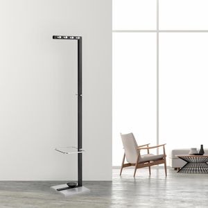 Produktbild für Garderobenständer Alco 2877-11, schwarz