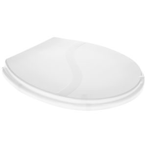 Produktbild für WC-Sitz Nölle 395010, oval, aus Kunststoff