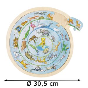 Produktbild für Puzzle Goki 57790, Tierkreis