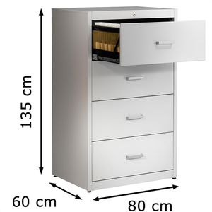 Produktbild für Hängeregisterschrank Mauser client entry BVB1E16SD