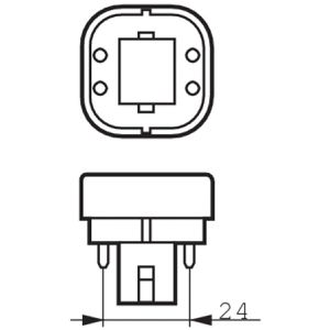 Produktbild für LED-Lampe Philips CorePro, G24q-1