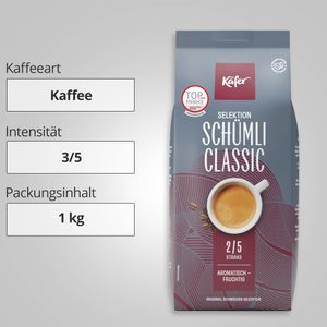 Produktbild für Kaffee Käfer Selektion Schümli Classic