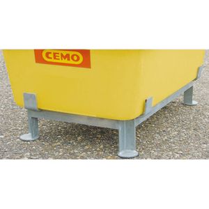Produktbild für Fußgestell CEMO 7785, für Rechteckbehälter 200 Liter flach