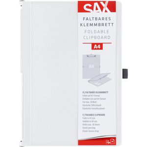 Produktbild für Klemmbrett Sax Design 2-750-10, faltbar, A5 auf A4