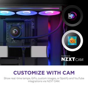 Produktbild für CPU-Kühler NZXT Kraken Plus 360 RGB, RL-KR360-B2, PWM