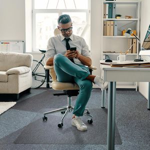 Produktbild für Bodenschutzmatte Floortex Marlon Bio, transparent