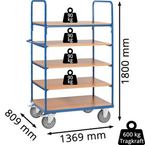 Produktbild für Etagenwagen Fetra 8343