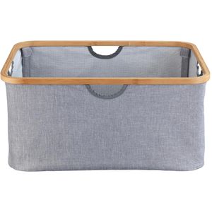 Wäschekorb Wenko Bahari, grau, mit 4 Griffen