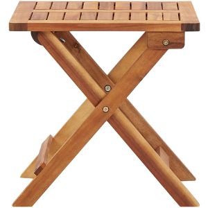 Produktbild für Beistelltisch vidaXL 46005, Akazie, aus Massivholz