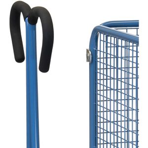 Produktbild für Handwagen Fetra 6433L, mit 4 Gitterwänden