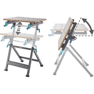 Produktbild für Arbeitstisch Wolfcraft Master 650 ERGO, höhenverstellbar