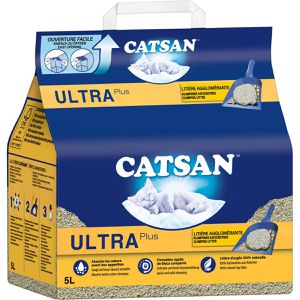 Produktbild für Katzenstreu Catsan ULTRA Plus Klumpstreu, aus Ton