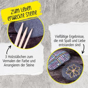 Produktbild für Malset Online 61036/3 Steinmalset