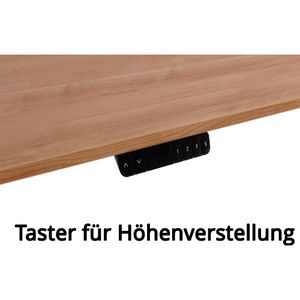 Produktbild für Schreibtisch Böttcher-AG Base Lite, nussbaum / silber