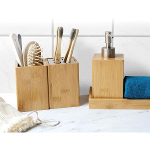 Produktbild für Badaccessoires-Set Navaris 50084.04, 4-teilig