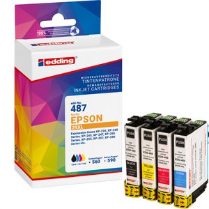 Produktbild für Tinte Edding EDD-487 für Epson 29XL T2996