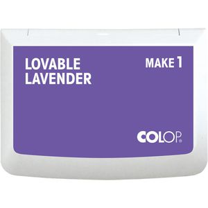 Produktbild für Stempelkissen Colop Make 1, für Büro und Kreativprojekte, lila