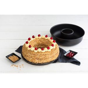 Produktbild für Backform Zenker Black Metallic 7408, Frankfurter Kranz, Stahl