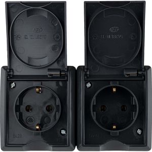 Produktbild für Steckdose REV-Ritter AquaForm, IP44, Aufputz