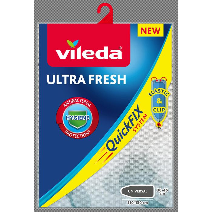 antibakteriell AG Böttcher Ultra Universalgröße, Fresh, Bügelbrettbezug – Vileda