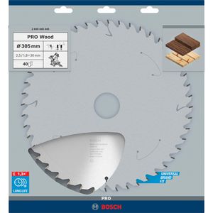 Produktbild für Kreissägeblatt Bosch PRO Wood, 2608640440