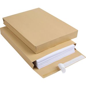 Faltentaschen Herlitz B4, braun