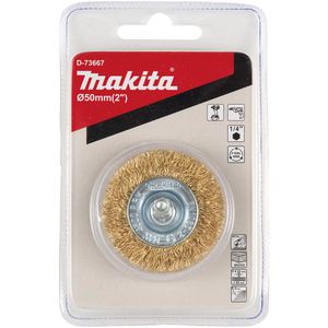 Produktbild für Drahtbürste Makita D-73667, Scheibenbürste Ø 50mm