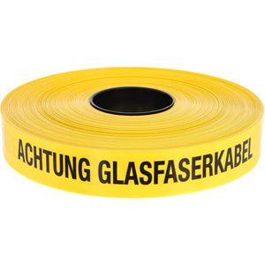 Trassenwarnband Kelmaplast Achtung Glasfaserkabel