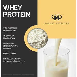 Produktbild für Proteinpulver Mammut Whey Protein, 1 kg
