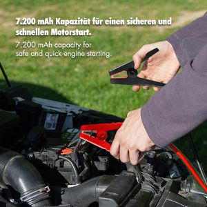 Produktbild für Starthilfe-Powerbank LogiLink 4 in 1, 12 V