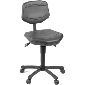 Produktbild für Arbeitsstuhl meychair PRO+ W30-TR-PU-010101, schwarz