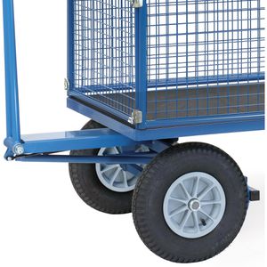 Produktbild für Handwagen Fetra 6434V, mit 4 Gitterwänden