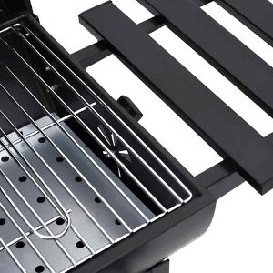 Produktbild für Holzkohlegrill vidaXL 313636, Grillwagen mit Rädern