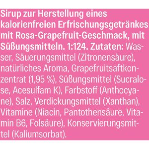 Produktbild für Sirup JUIZY-WOW Pink Prapefruit, zuckerfrei