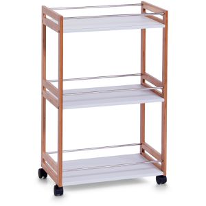 Badregal Zeller 18633, stehend, braun / weiß