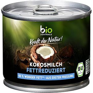 Bio-Zentrale Kokosmilch ca. 6% Fett, BIO, fettreduziert, 200ml