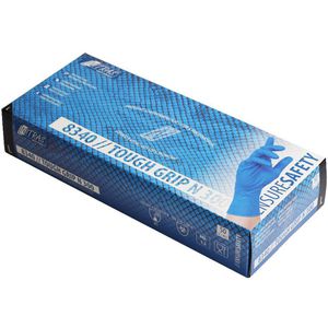 Produktbild für Einmalhandschuhe NITRAS Tough Grip N, blau, 50 Stück