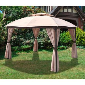 Produktbild für Pavillon Garden-Pleasure PIRES, 507172, beige