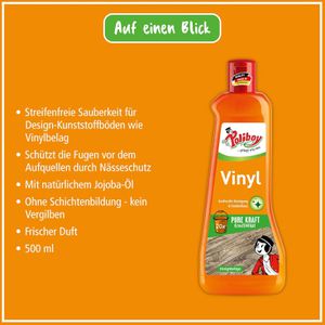 Produktbild für Unterhaltsreiniger Poliboy Vinyl und Designbelag