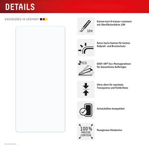 Produktbild für Displayschutzfolie Displex Panzerglas 2D, 10H