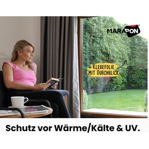 Produktbild für Fensterfolie Marapon M9020SMS silber, selbstklebend