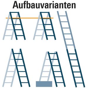 Produktbild für Teleskopleiter Layher Topic 1058, Länge 6,40m