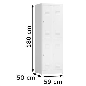 Produktbild für Spind ClassiX X-520227, weiß