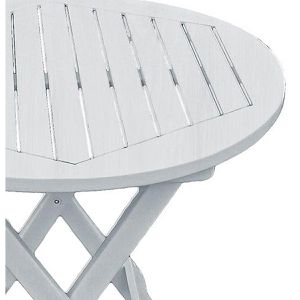 Produktbild für Beistelltisch Garden-Pleasure MESA, weiß, aus Massivholz