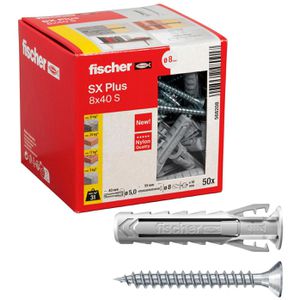 Schrauben-Dübel-Set Fischer 568208, SX Plus S